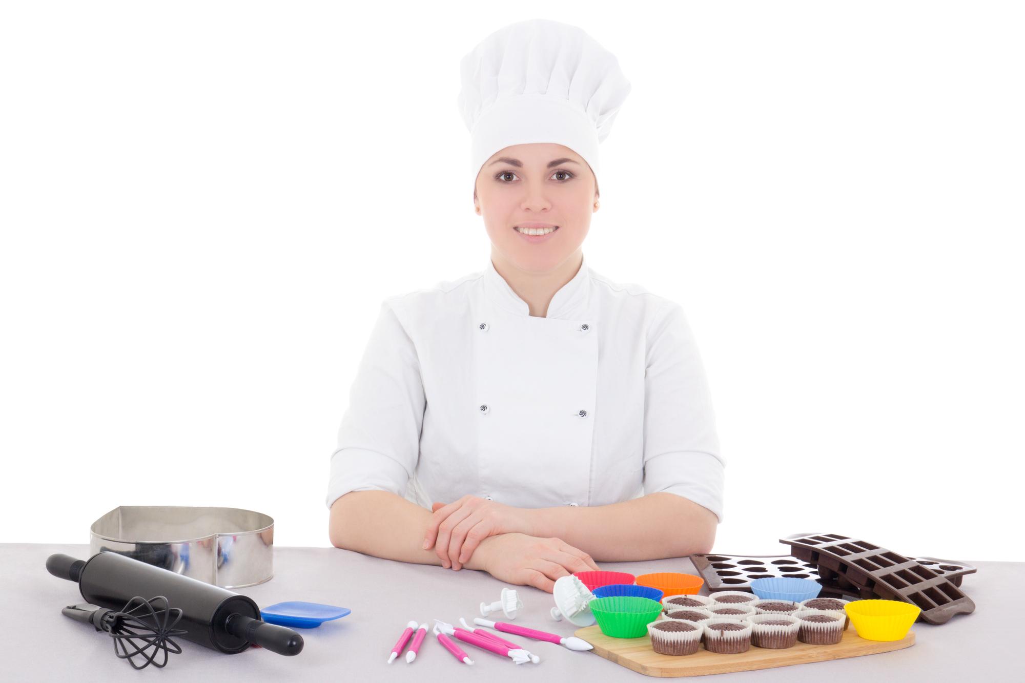 Portrait of chef Anna leading pastry lessons